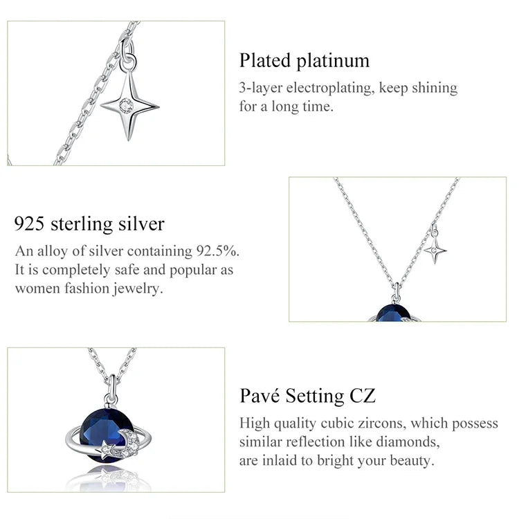 Blue Planet Necklace