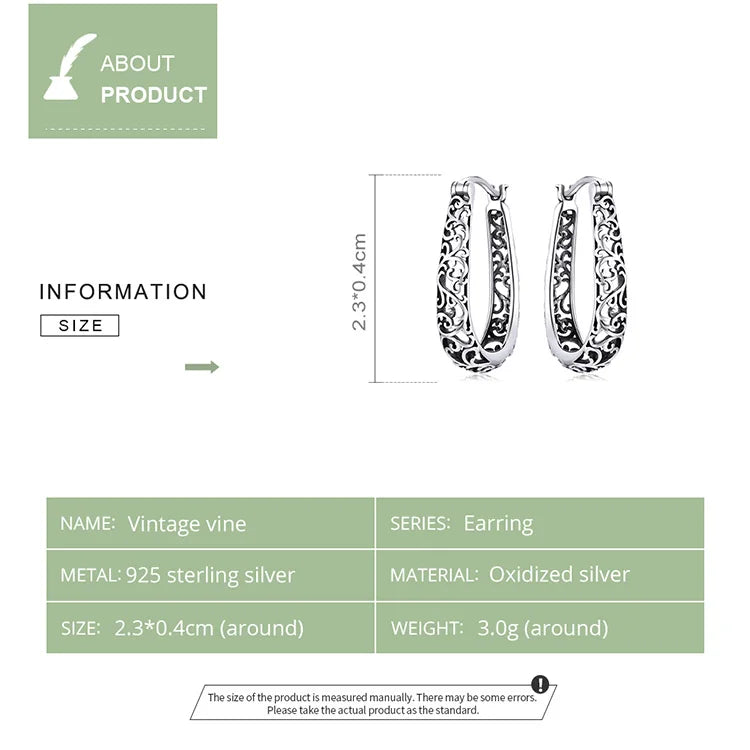 Vintage Vine Earrings