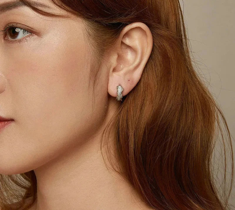 lace Hoop Earrings
