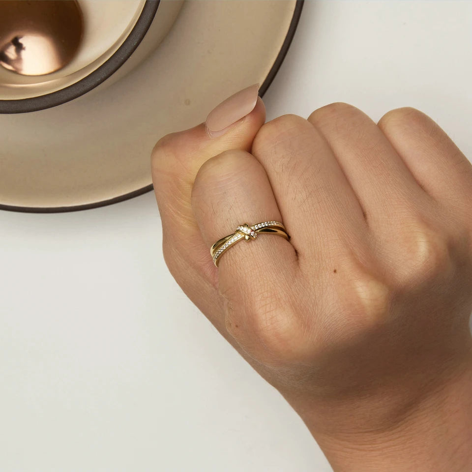 Knot Zircon Ring