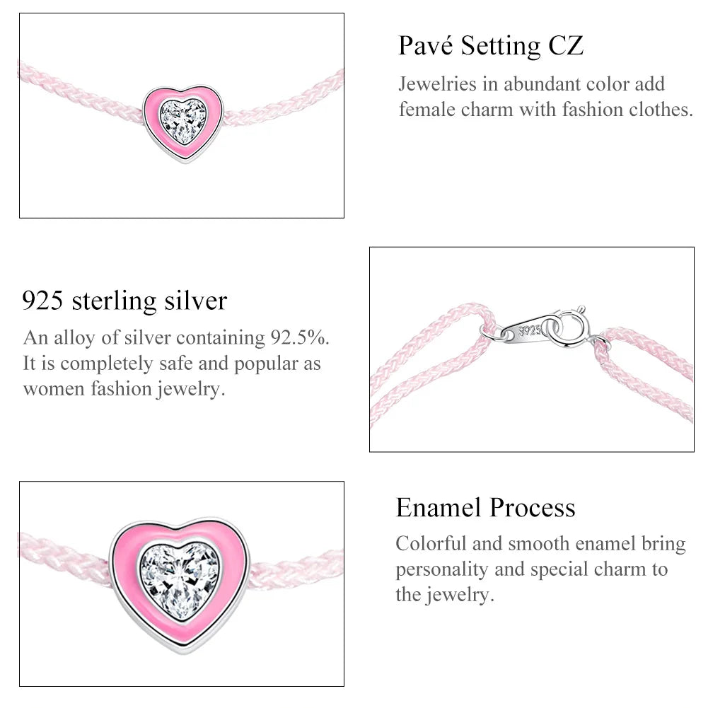 Pink Love Anklet