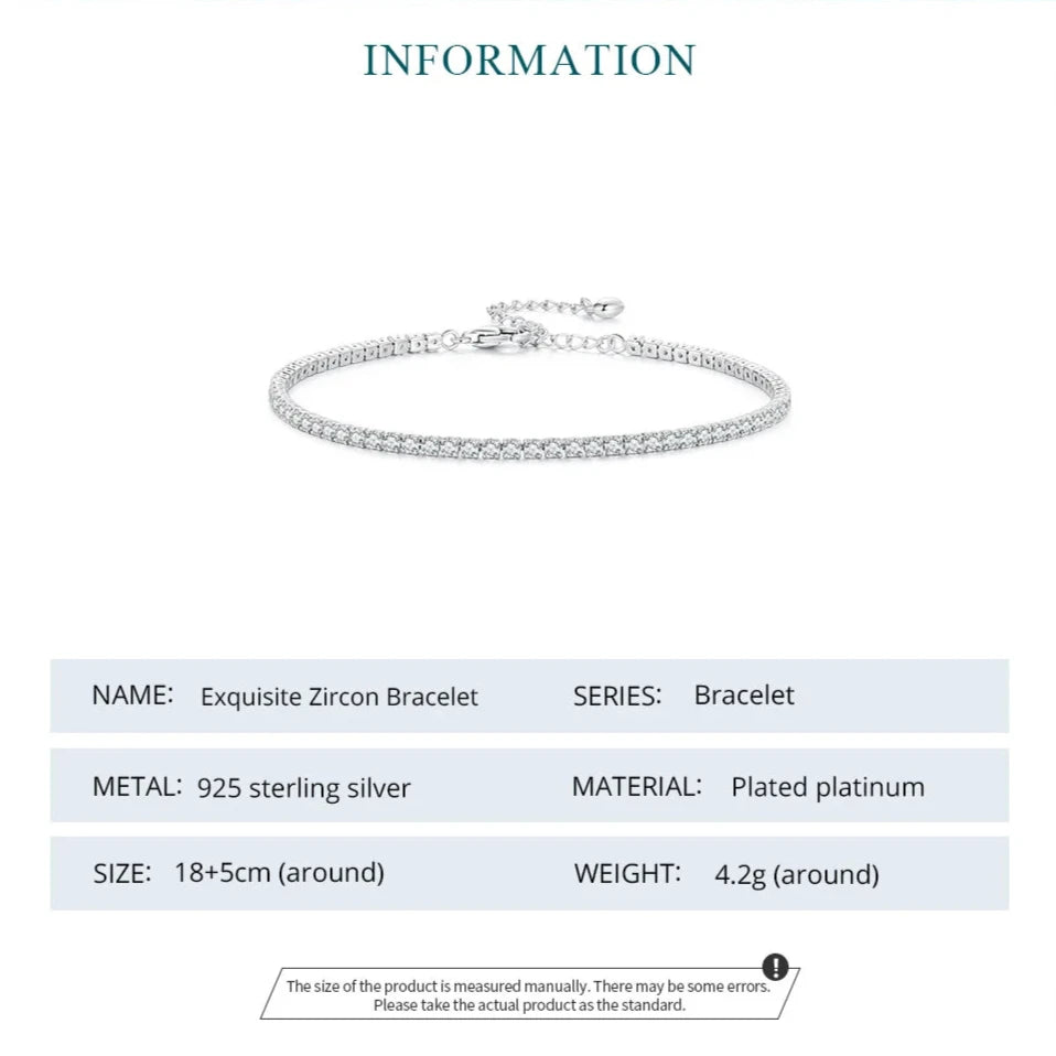 Exquisite Zircon Bracelet