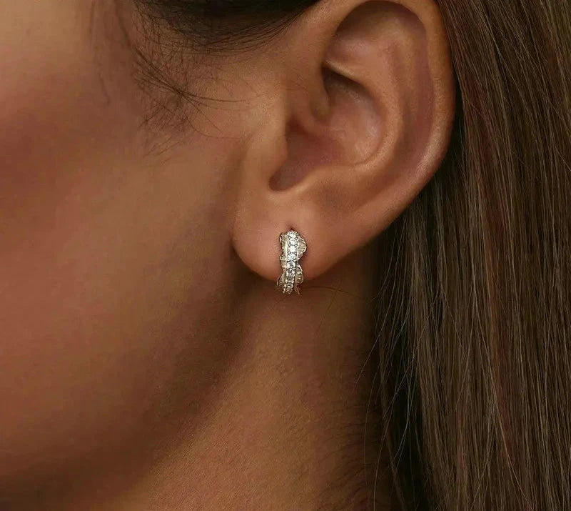 lace Hoop Earrings