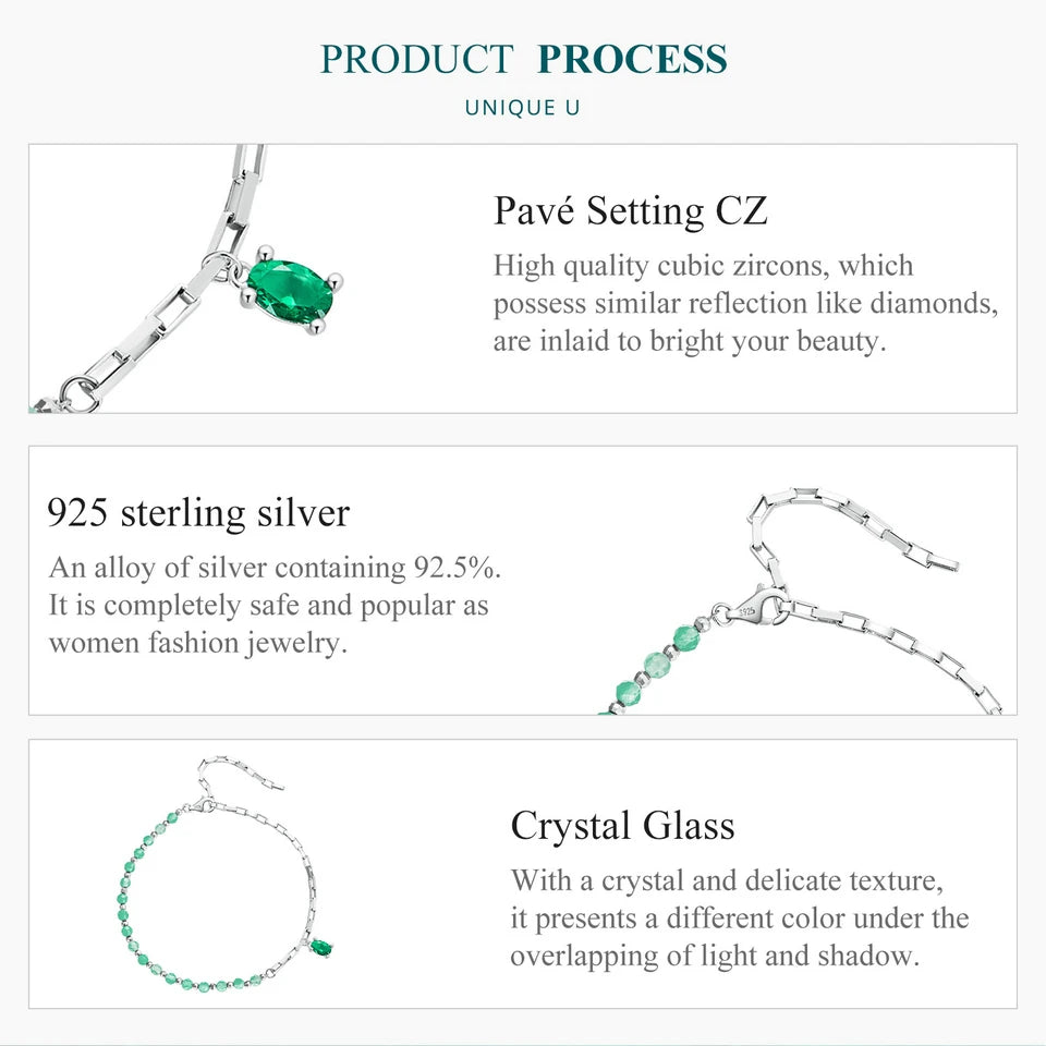 Crystal Glass Bracelet