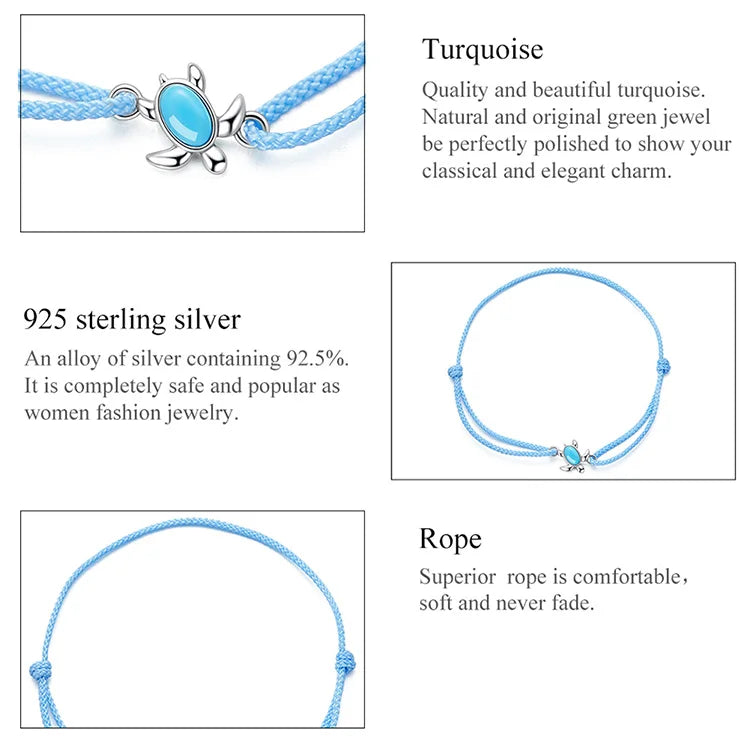 Blue Turtle Bracelet