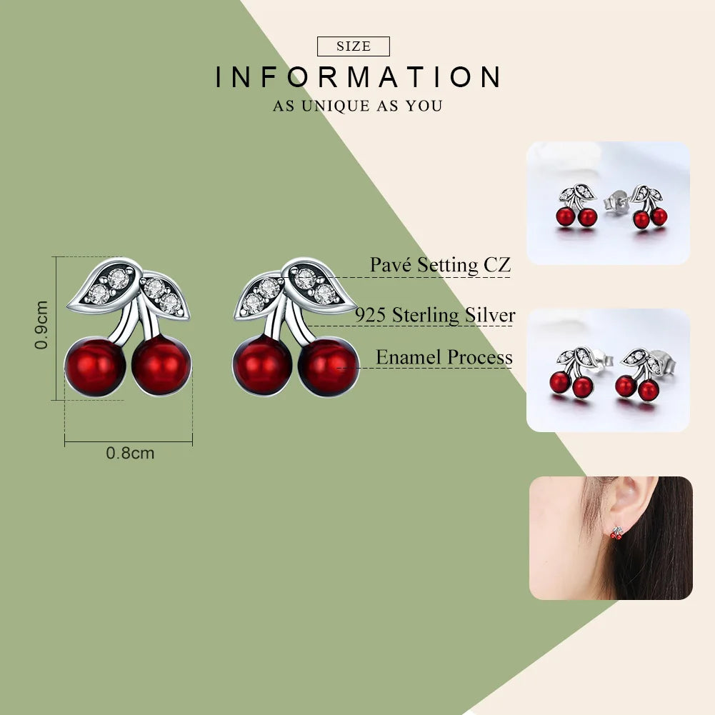 Red Cherry Earrings