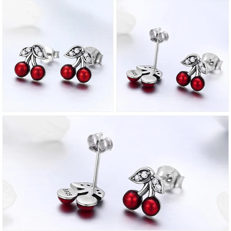 Red Cherry Earrings