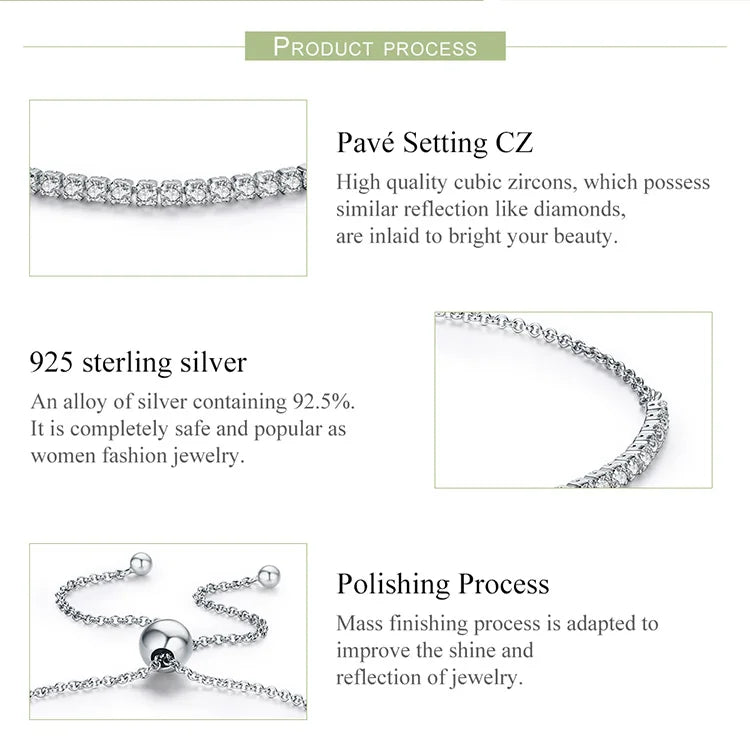 Elegant Tennis Bracelet