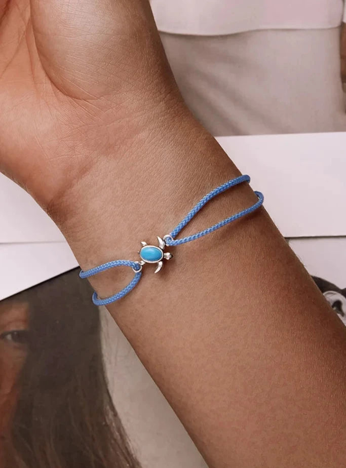 Blue Turtle Bracelet