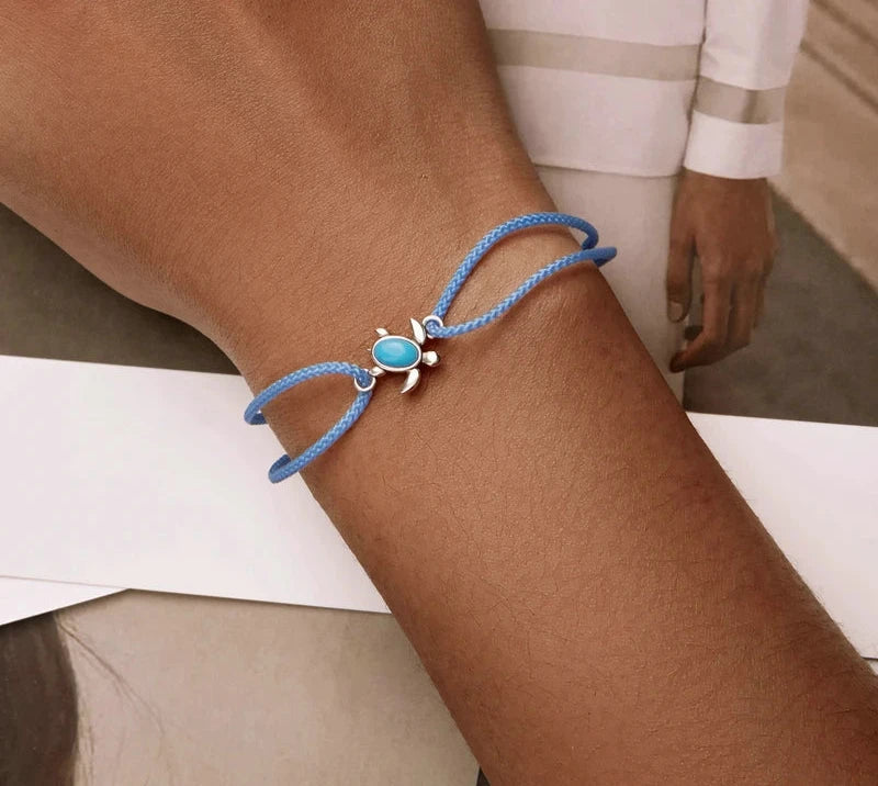 Blue Turtle Bracelet