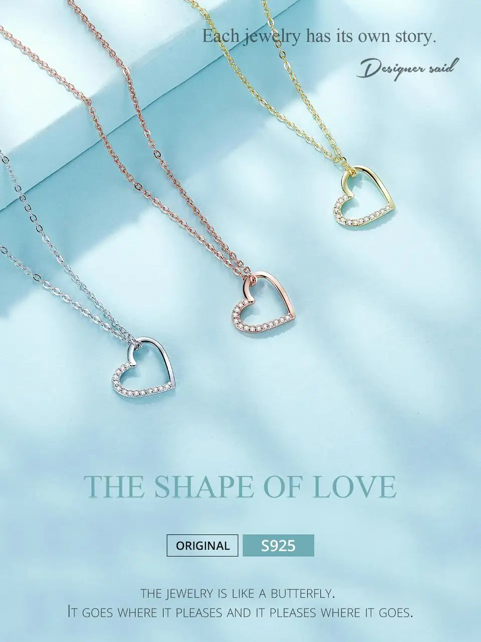 The shape of love Necklace