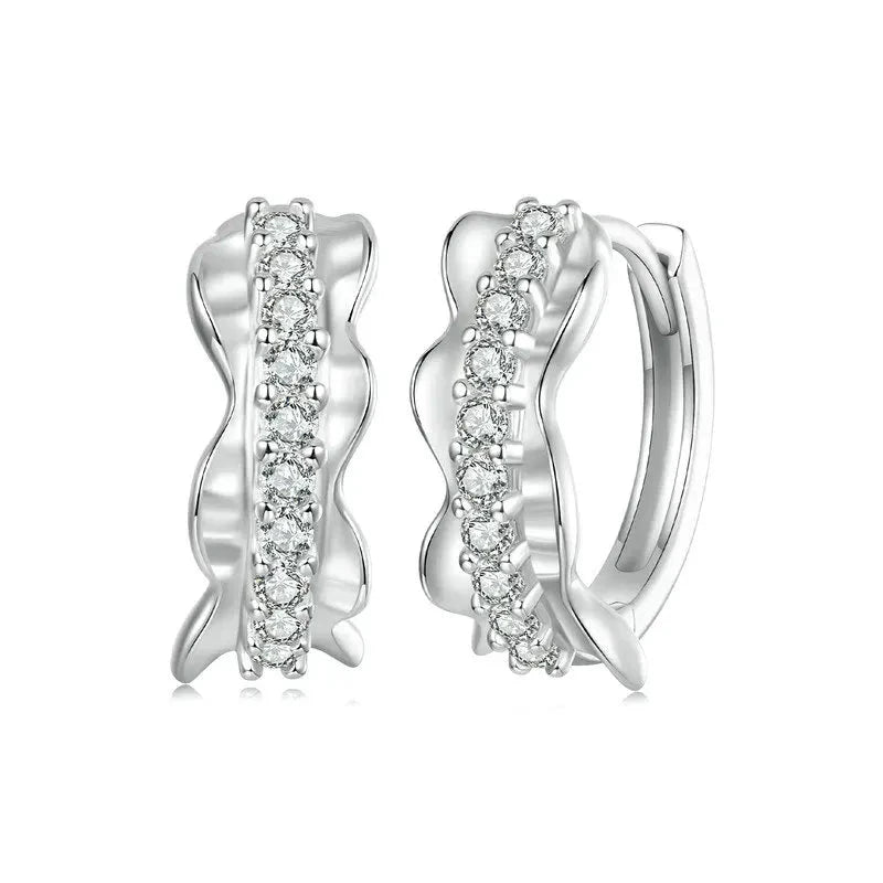 lace Hoop Earrings