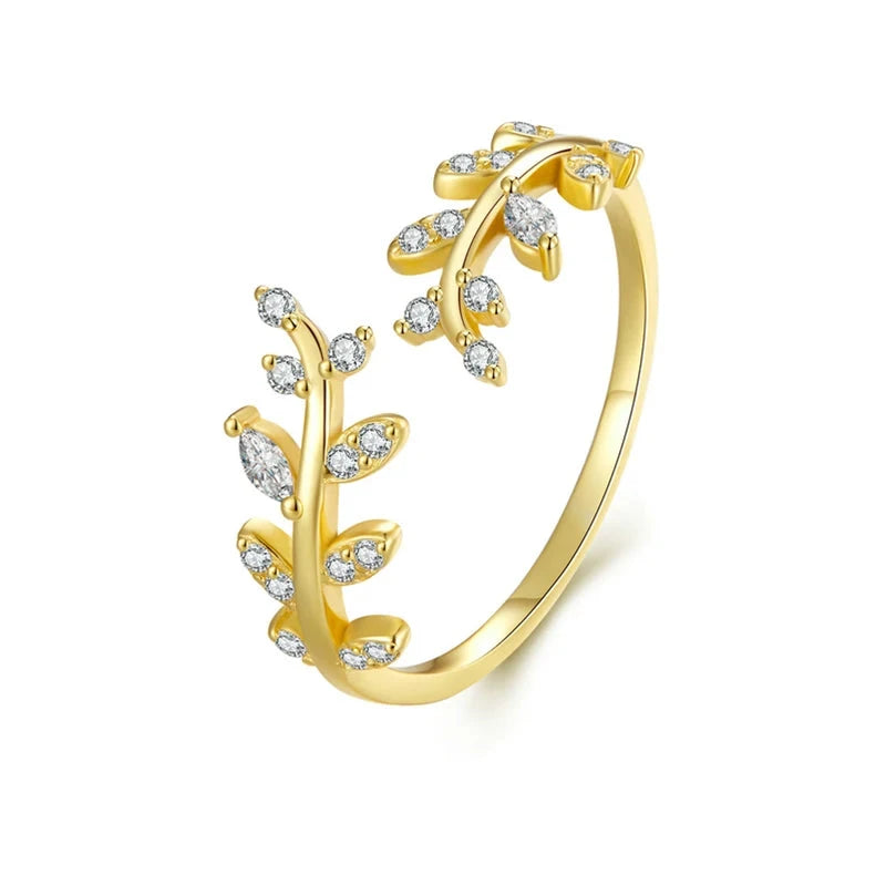 Delicate Leaf Ring